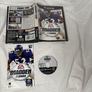 Madden NFL 2005 Gamecube - EA Sports Complete CIB With Manual Tested & Works